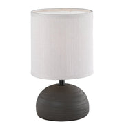 LAMPADA DA TAVOLO LUCI E14 D.14XH23CM MARRONE