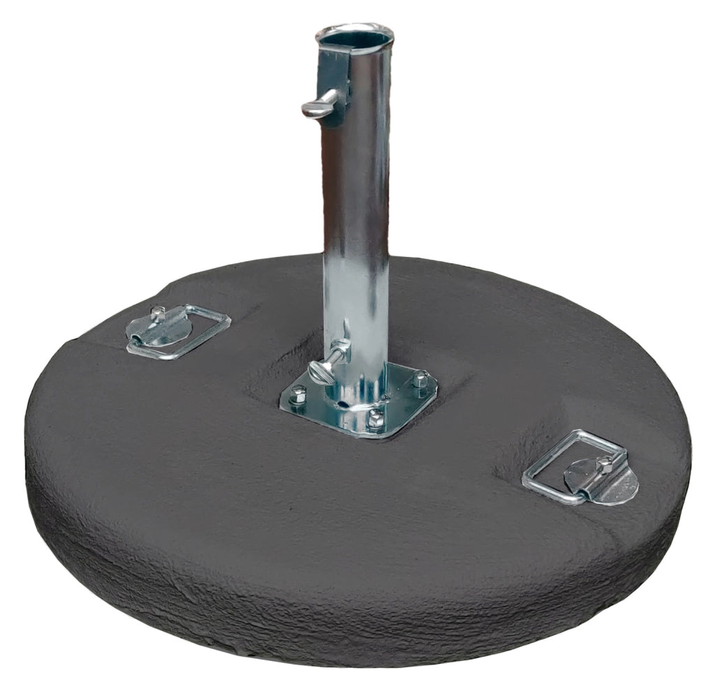 Base cemento con maniglie 50Kg Tubo Ø 55 Mm Colore: Grigio
