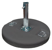 Base cemento con maniglie 50Kg Tubo Ø 55 Mm Colore: Grigio