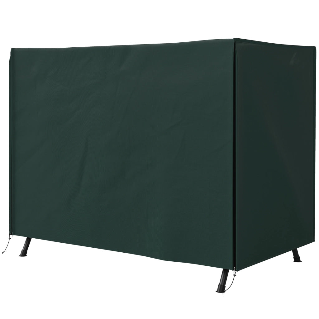 Copertura per Dondolo da Giardino 3 Posti ¨C Xylo ¨C Impermeabile 600D Oxford 205x124x164cm Verde Scuro