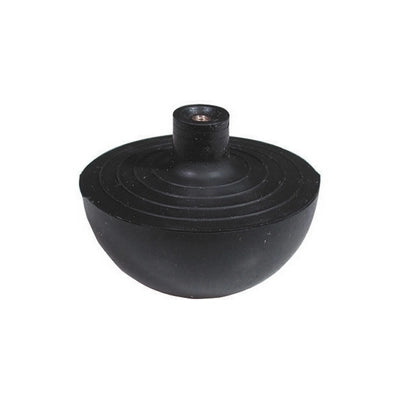 SFERA IN GOMMA CON NOTTOLINO IN OTTONE INCORPORATO- Diam. Est. mm. 69,5 - CONF- FAIDF- pezzi 1