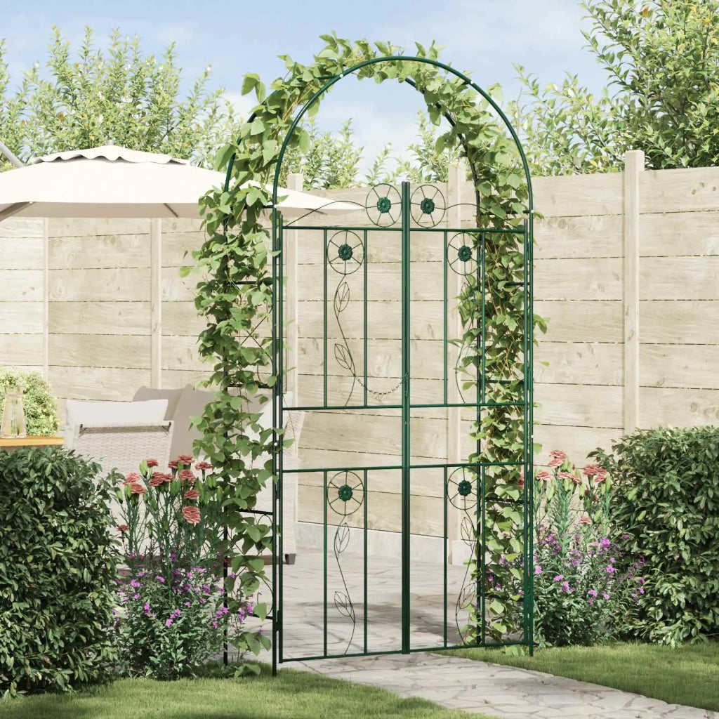 Arco da Giardino Tinta unita Verde 115 x 37 x 226 cm 42021349