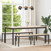 panchina Naturale 160 x 35 x 45 cm Pino massello 892775