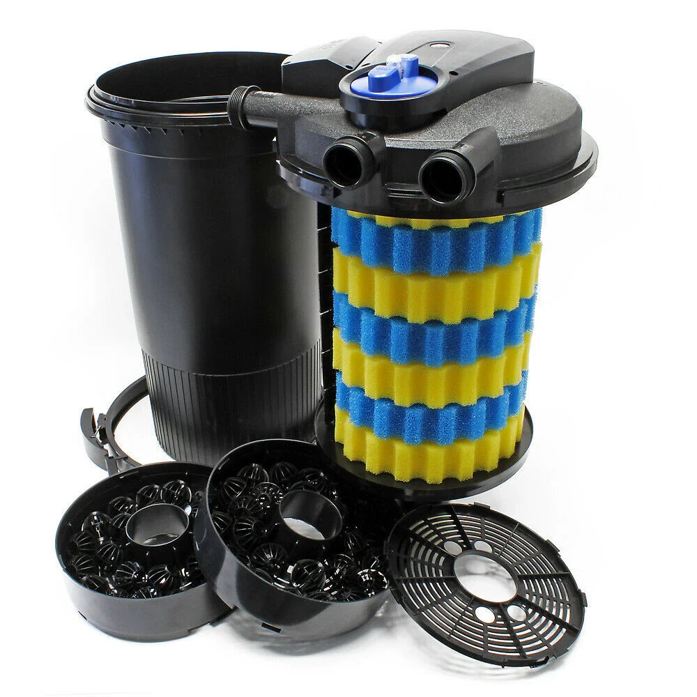 Kit di filtrazione set 30000 litri pompa UVC 18 watt tubo 12000 l/h 10 m 16_0001907