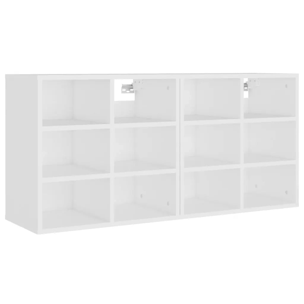 Scarpiere 2 pz-Set di 2 Scaffale per scarpe Bianche 52,5x30x50 cm