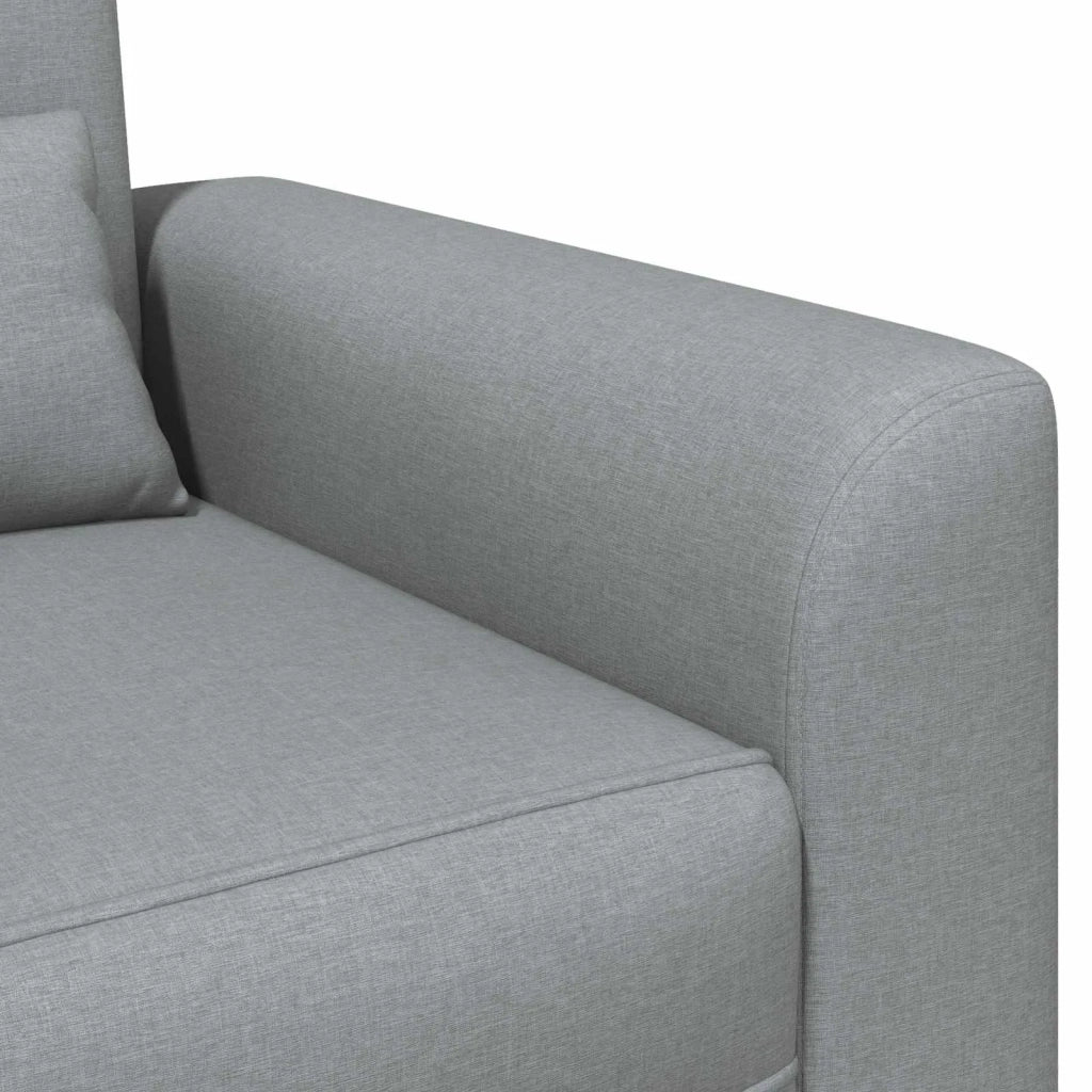 Poltrona Grigio Chiaro Tessuto 42042454
