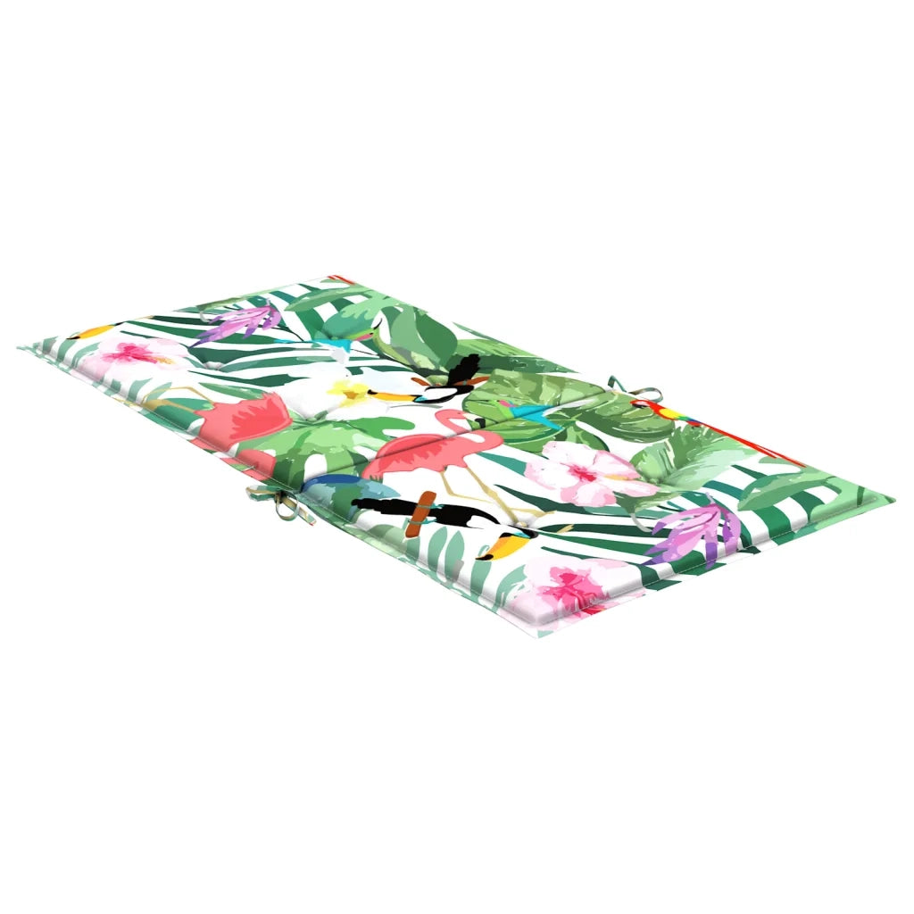 Cuscini per Sedia Schienale Basso 2 pz Multicolore in Tessuto 361325
