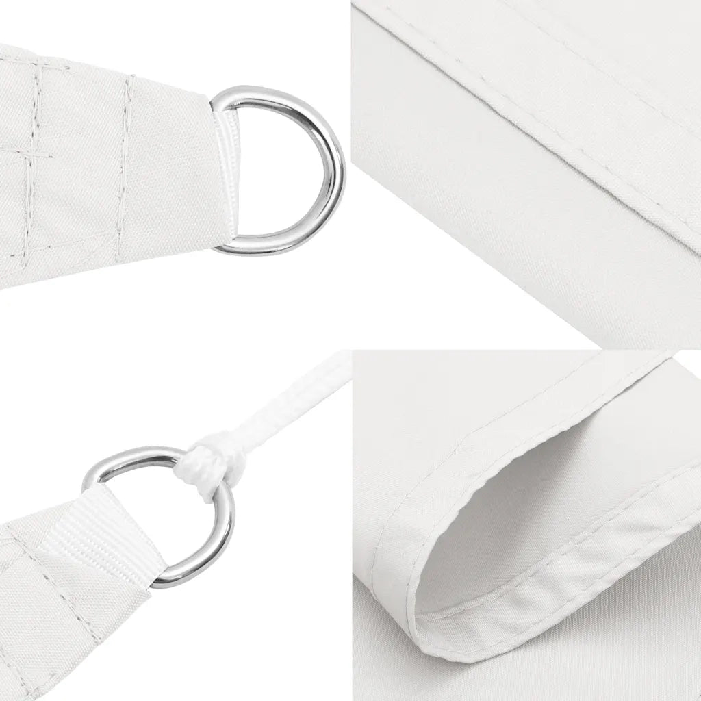 Parasole a vela | Telo Ombra | Vela da ombra in Tela Oxford Quadrata 6x6 m Bianco