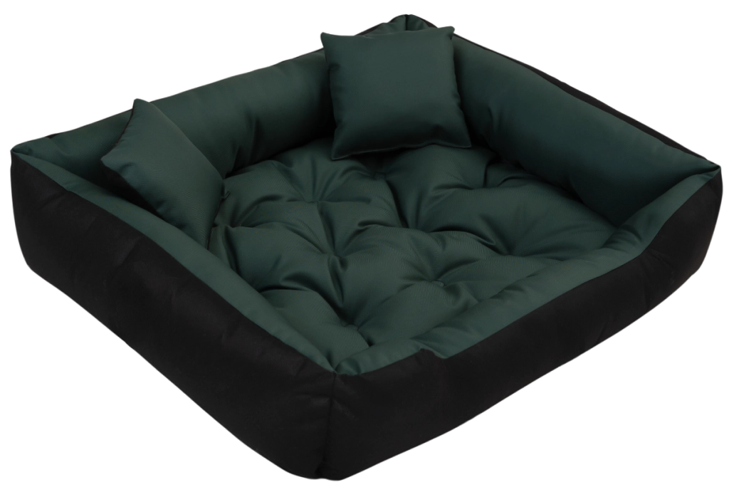 AIO FACTORY 115x95 cm ECCO Letto per cani impermeabile verde