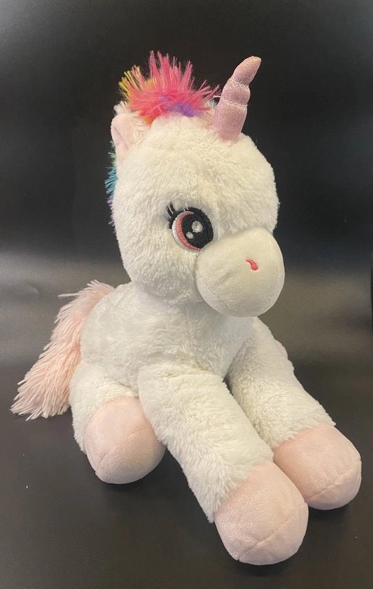 Plush Regalo Arcobaleno Unicorno Cuscino 33cm