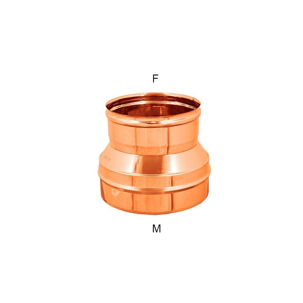 Riduzione in rame da m 250 a f variabile, diametro 100mm