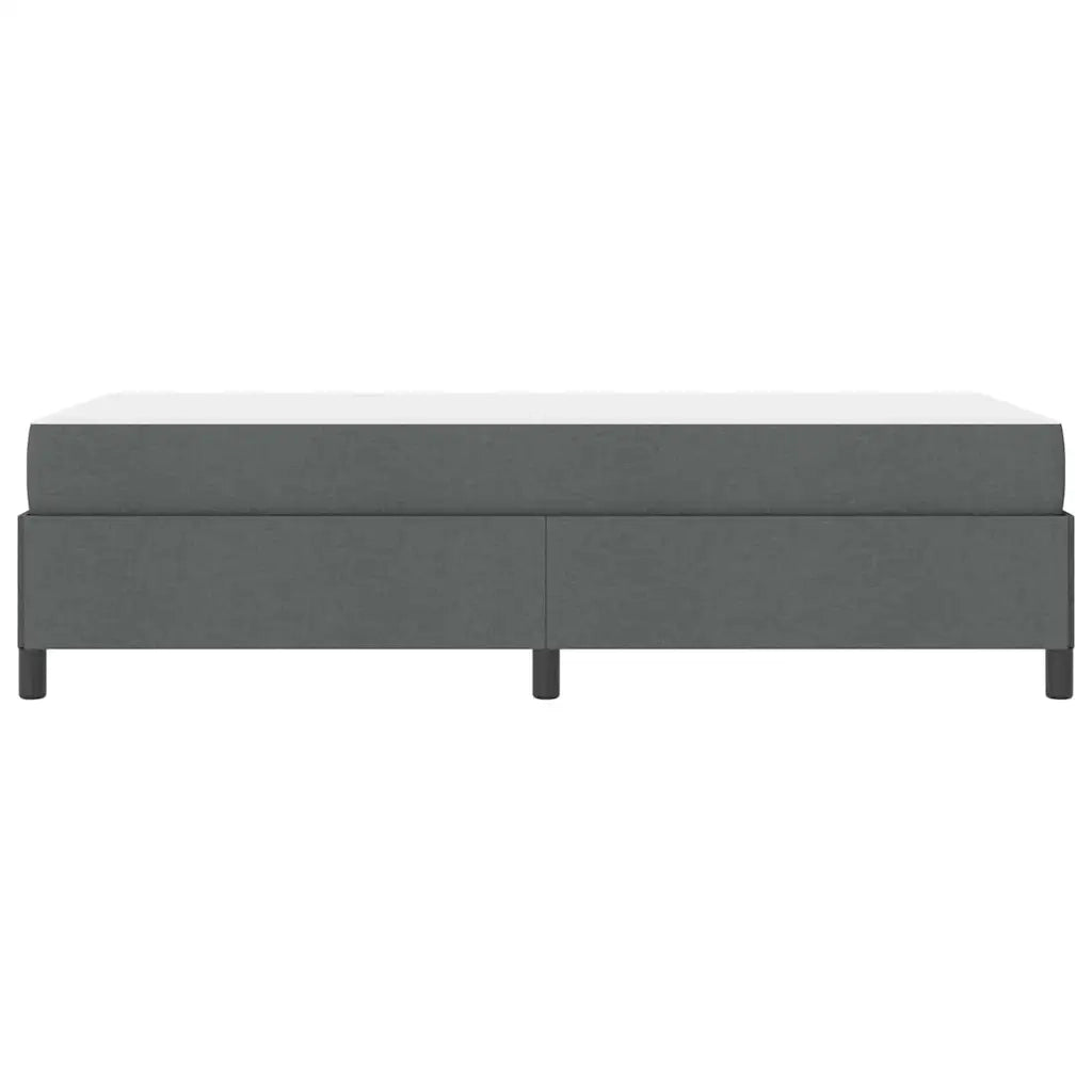 Letto a molle Grigio scuro 100 x 200 cm Tessuto 3398837