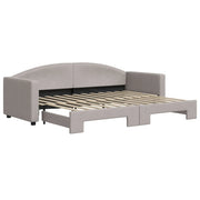 Divano letto | Sof¨¤ letto | Letto singolo Estraibile Tortora 80x200 cm Tessuto