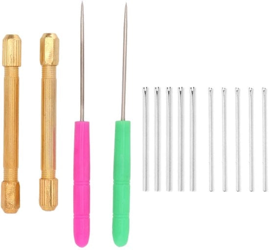Kit di inizio per lavorazione di velluto con ago - Manuale per creazione di bambole - Kit per iniziare a lavorare con velluto - Strumento utile per artisti - Set di aghi per lavorazione di velluto - Codice prodotto: ONF3