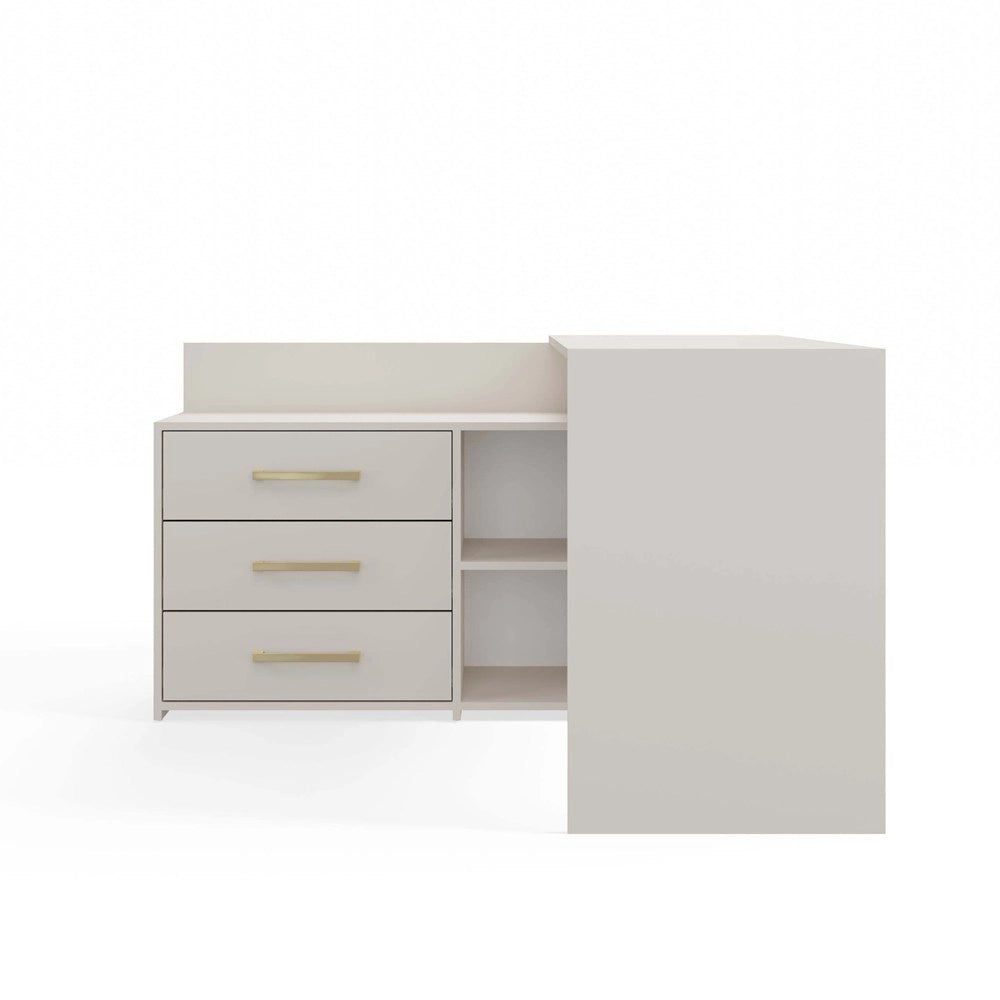 Scrivania DANY cashmere beige per ufficio e studio