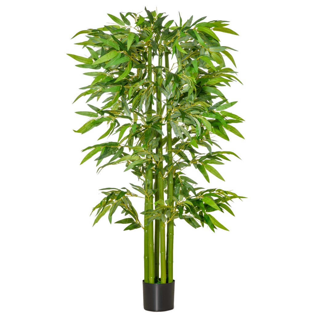 Pianta Finta di Bamb¨´ ¨C Minimal ¨C 160cm con Vaso Nero
