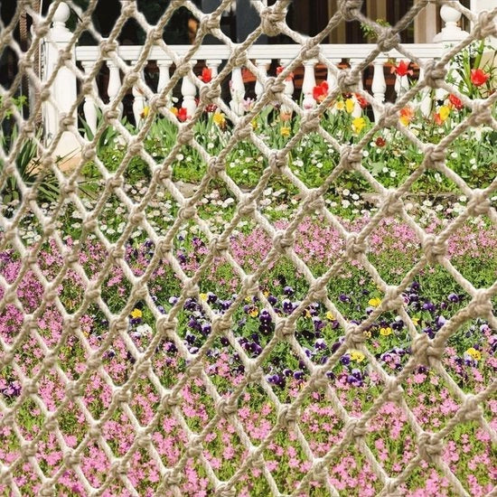 Rete di Sicurezza per Bambini - Rete di Protezione per Scale e Ringhiere di Balcone
