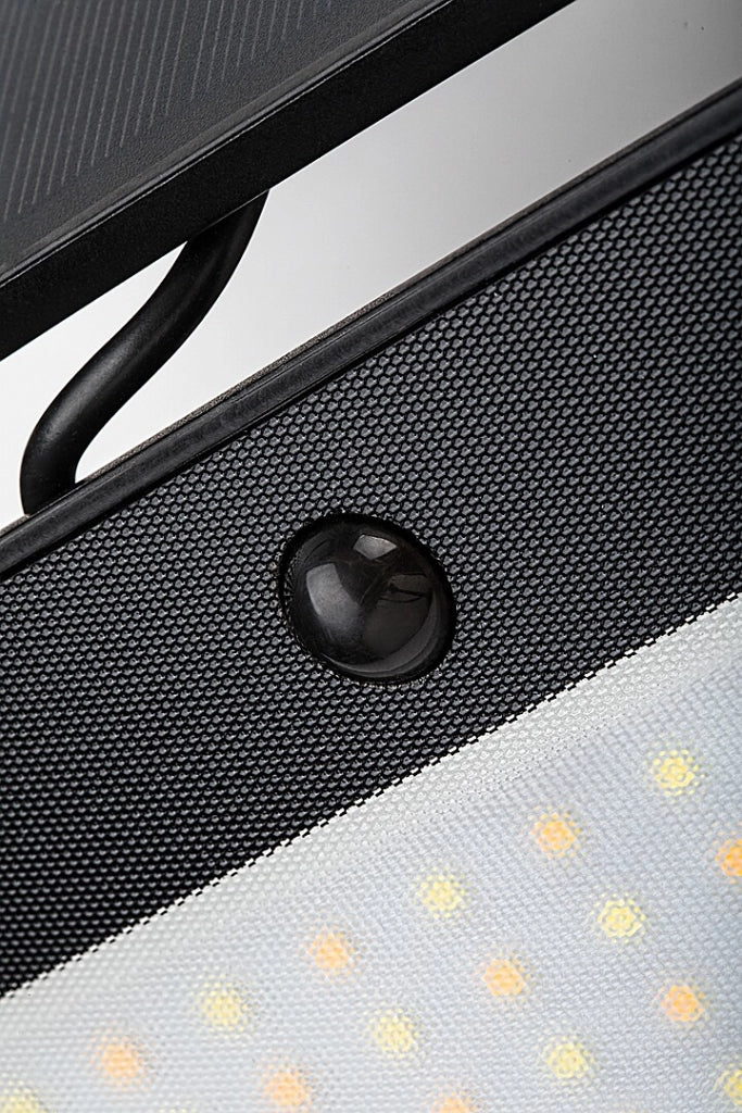 Faretto solare LED 8W con sensore PIR IP65 nero Rabalux