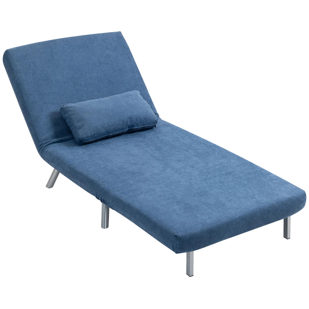 Poltrona letto ¨C zephmum ¨C Tessuto blu