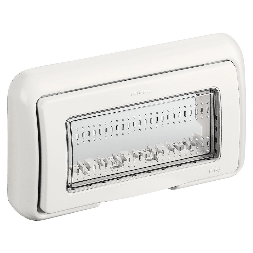 Coperchio ip55 bticino 25604b per scatola incassata 4 moduli