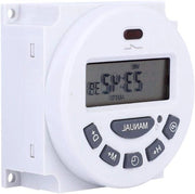 Mini tijdschakelaar digitale LCD programmabile 220V per boiler, illuminazione stradale e cabine elettriche