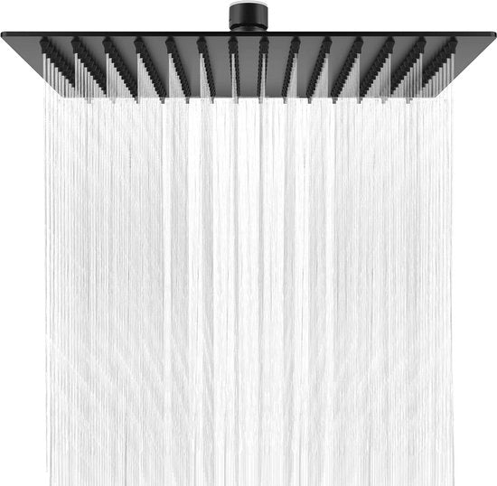 Regolatore quadrato per doccia 30 cm - Matzwart, risparmio d'acqua e stile