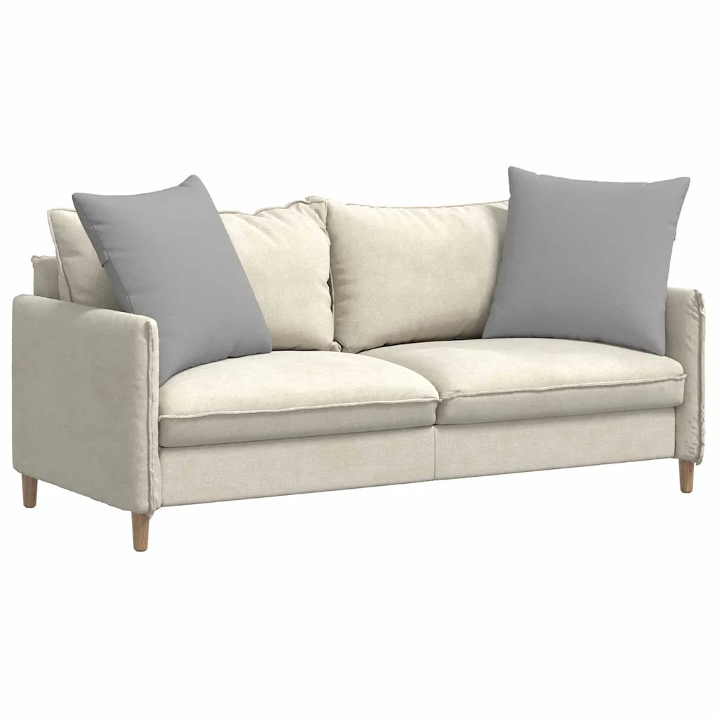 Cuscini da Divano 2 pz-Set di 2 Cuscini per Sofa Grigio Nuvola 60 x 60 cm Tessuto