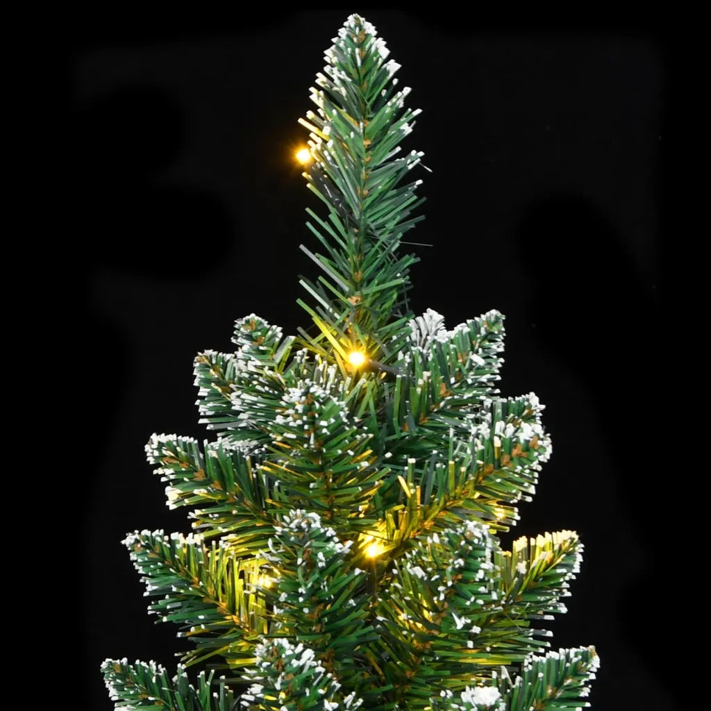 Albero di Natale Artificiale Sottile con 150 LED 120 cm 3315758