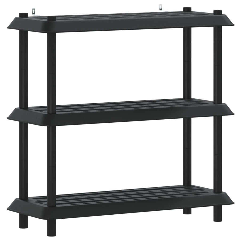 Unità di scaffalatura 3 livelli 100 x 40 x 96 cm PP Antracite 8011744