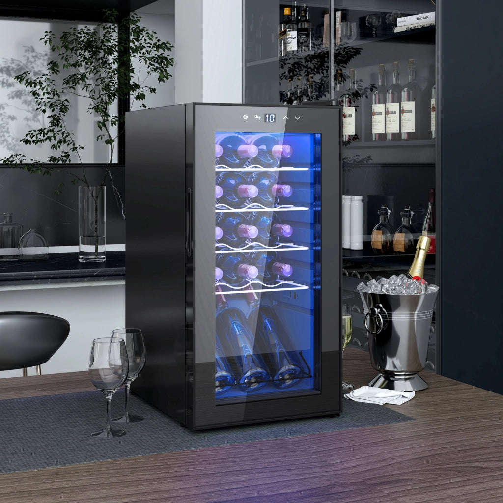 Cantinetta Vino Frigo per Bottiglie ¨C Minimal ¨C 44L, Nero