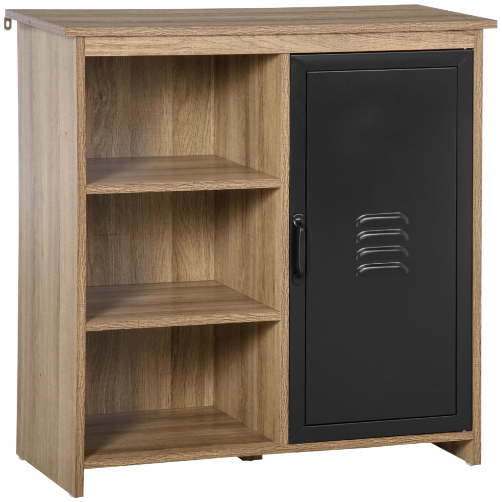 Tavolo da pranzo ¨C Minimal ¨C Legno e metallo nero