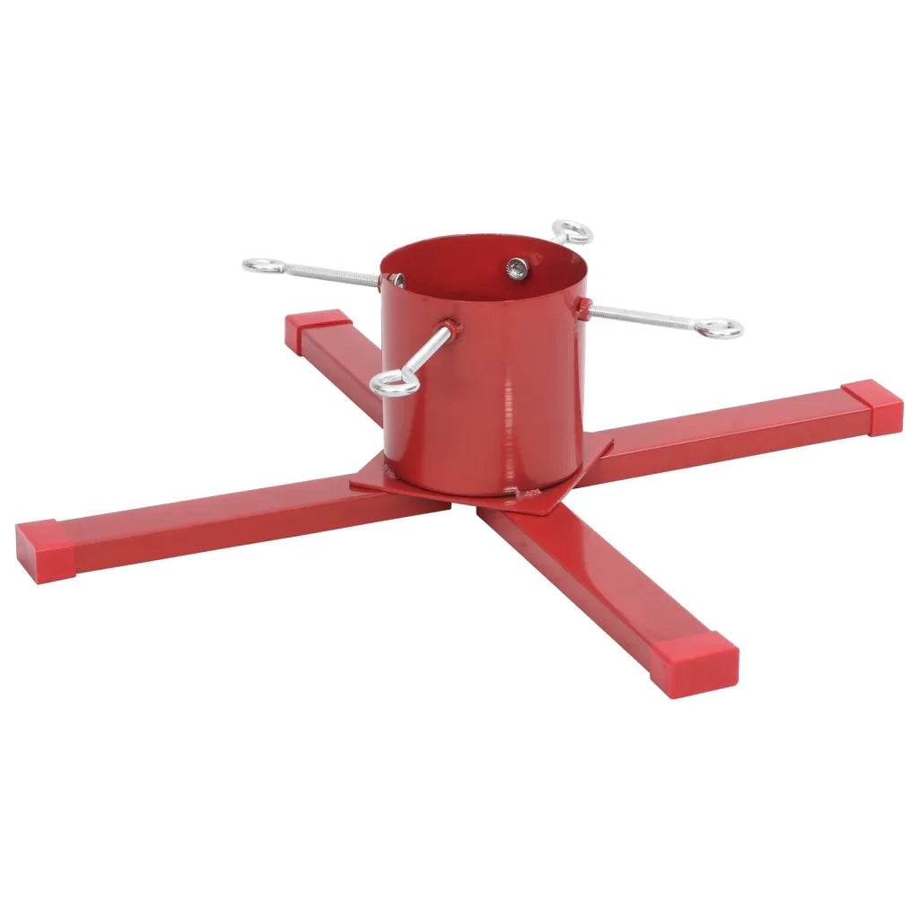 Supporto per Albero di Natale Rosso 61x61x15,5 cm 4018976