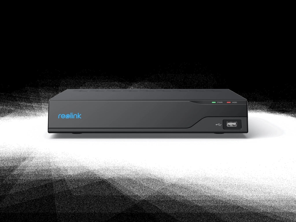 Reolink NVS8 NVR 8 canali PoE 4K 3840x2160 HDD 2TB espandibile 12TB HDMI VGA colore Nero