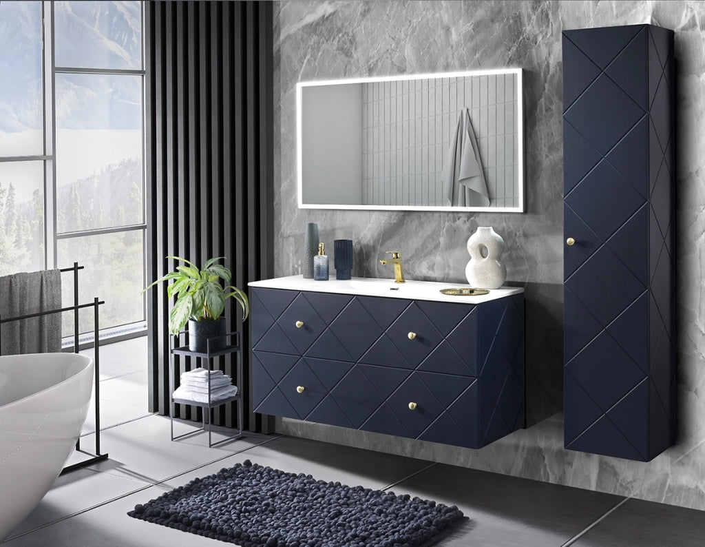 Lavabo per mobile a due vasche 120 cm Lavabi per mobile 121 x 17 x 46 cm