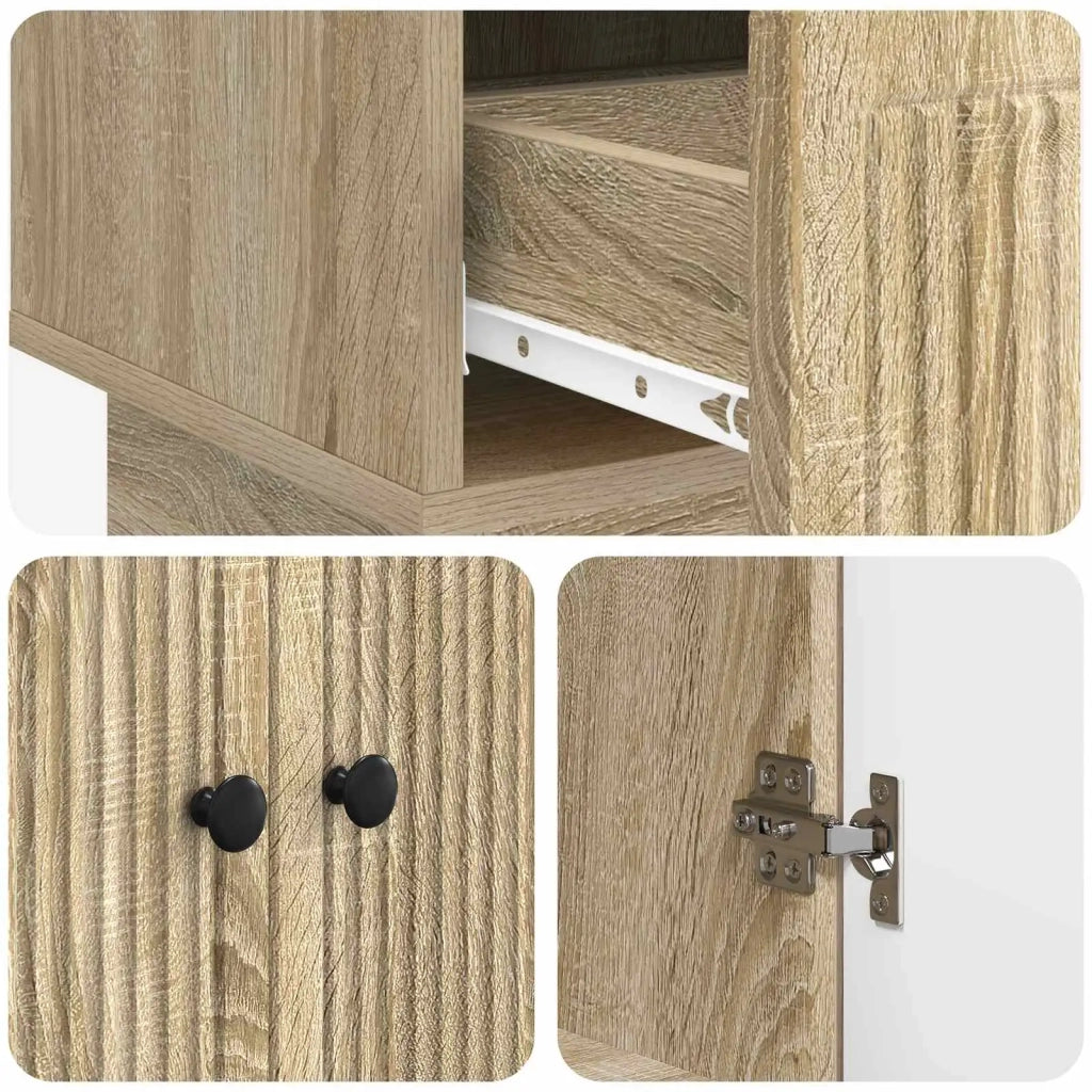 Credenza Rovere Sonoma 66 x 34,5 x 95 cm Legno ingegnerizzato 893977