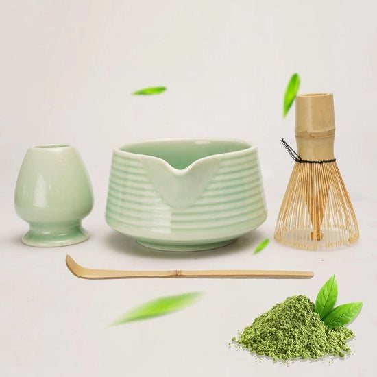 Set di Matcha a 4 parti - set di tè perfetto per la cerimonia - tè verde classico
