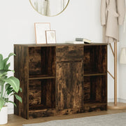 Credenza con Cassetto-Buffet-Armadio da cucina Rovere Fumo 101x35x76 cm in Truciolato