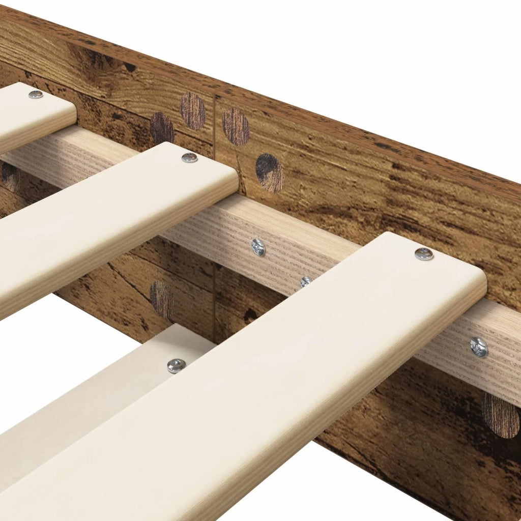 Struttura del letto-Giroletto Legno antico 80 x 200 cm 681868