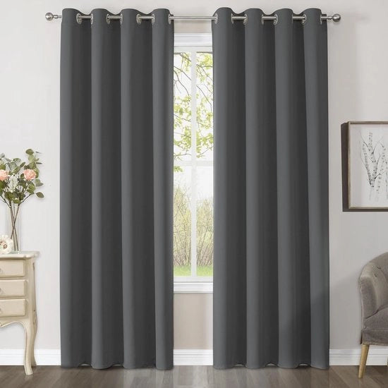 Tende di oscuramento termici - Tende con anelli - Isolamento acustico - Leggero - Sostenibile - Protezione dal freddo
