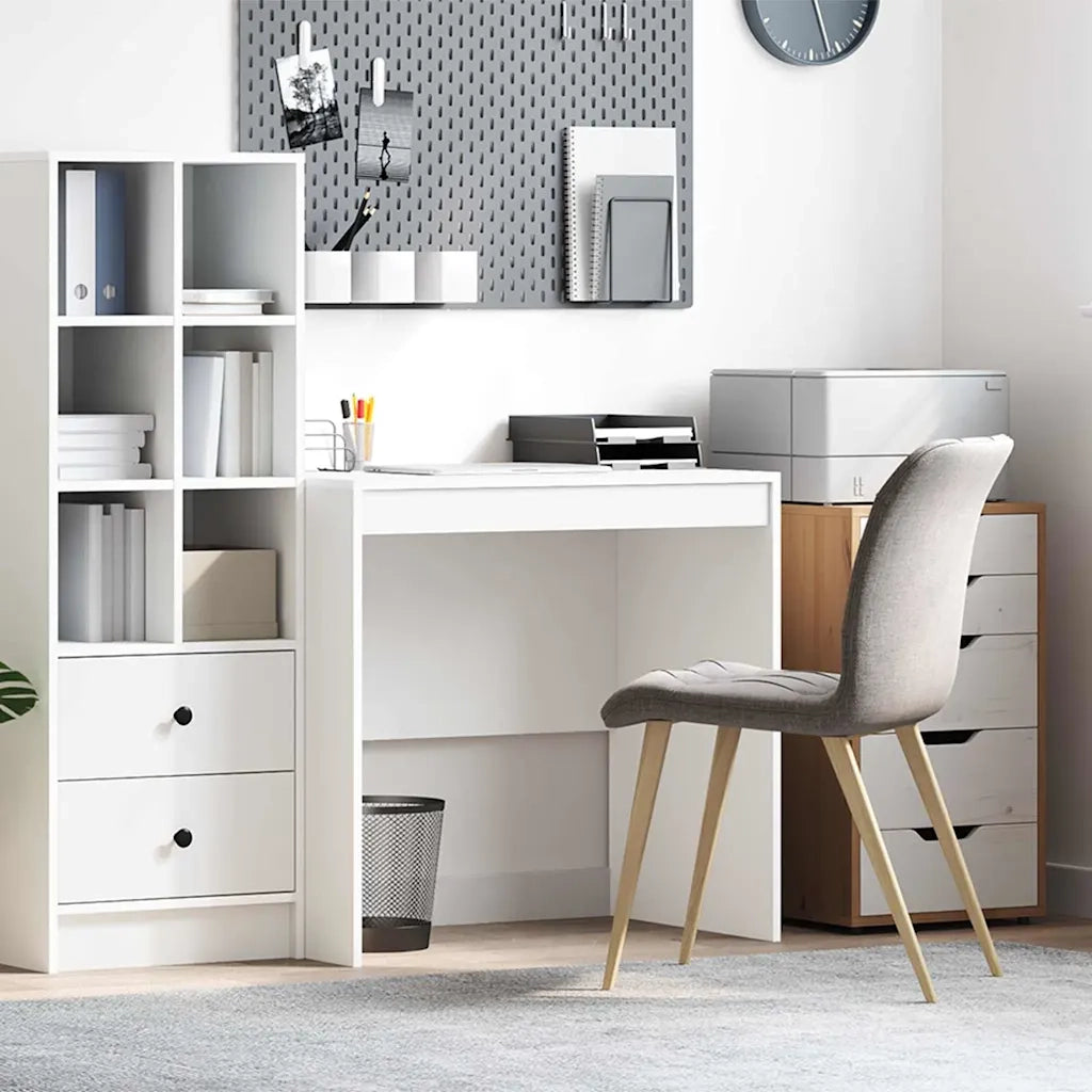 Scrivania | Tavolo da Ufficio Bianco 80 x 50 x 76 cm