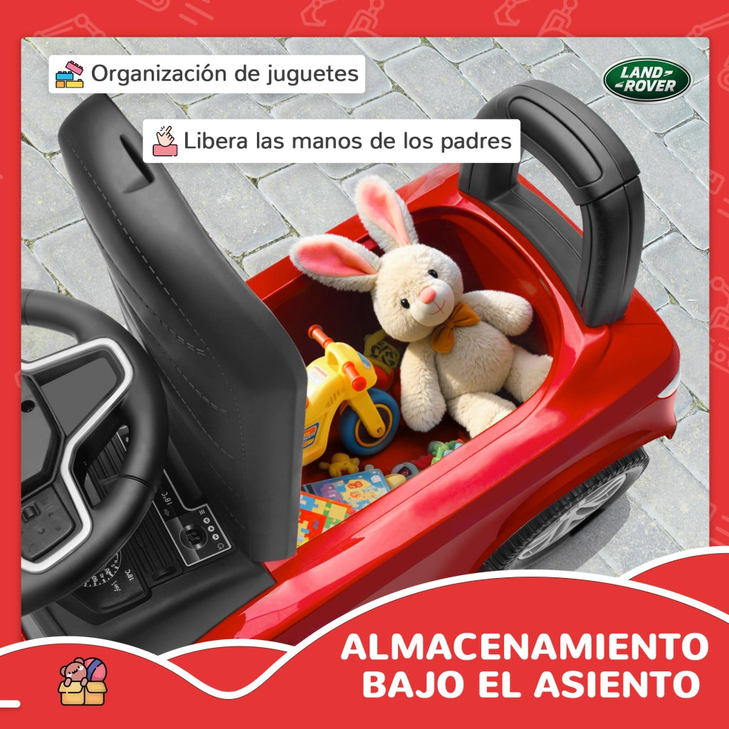 Giocattolo Coche Correpasillos ¨C Minimal ¨C Rosso con Almacenaje e Sonori