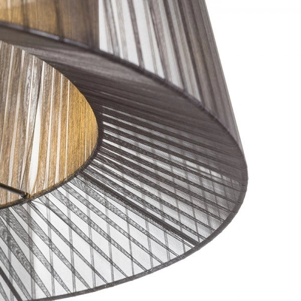 Lampada BOULOGNE da terra nero  230V E27 28W