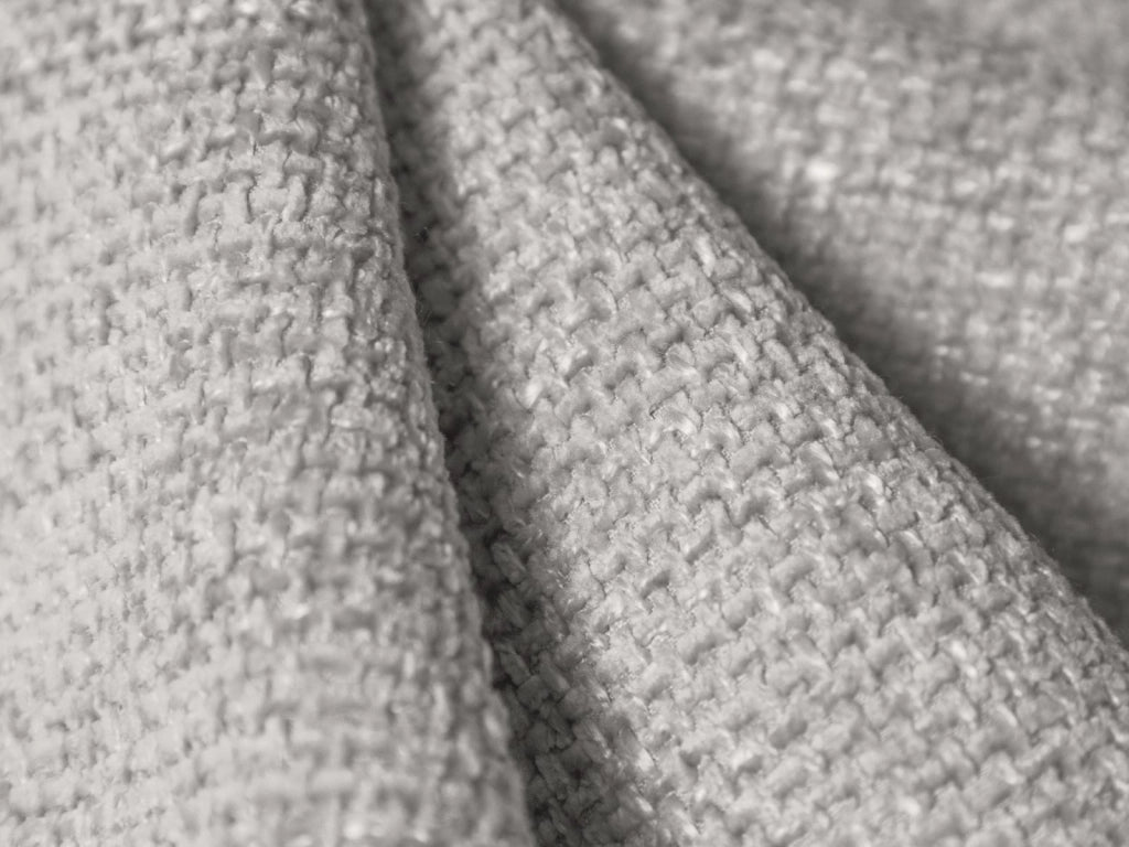 Cosmopolitan Design - Pouf "Nolio" in ciniglia grigio chiaro 