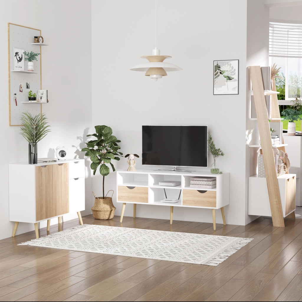 Cassettiera in Legno con Antine ¨C Minimal ¨C 90x30x72 cm