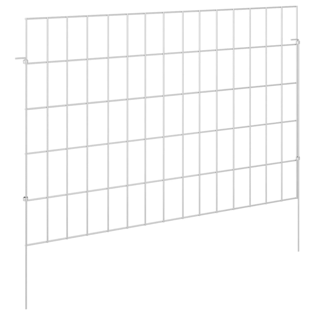 Recinzione da Giardino con Picchetti 48 pcs 75 x 50 cm Mesh 3438048