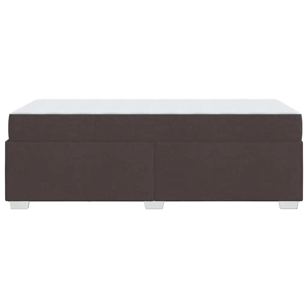 Struttura del letto Marrone Scuro 90 x 190 cm Tessuto 3399155