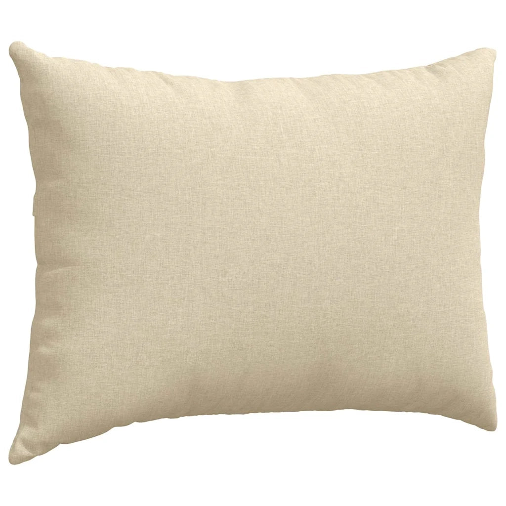 Cuscini da Divano 2 pcs Crema 70 x 50 cm Tessuto 42013746