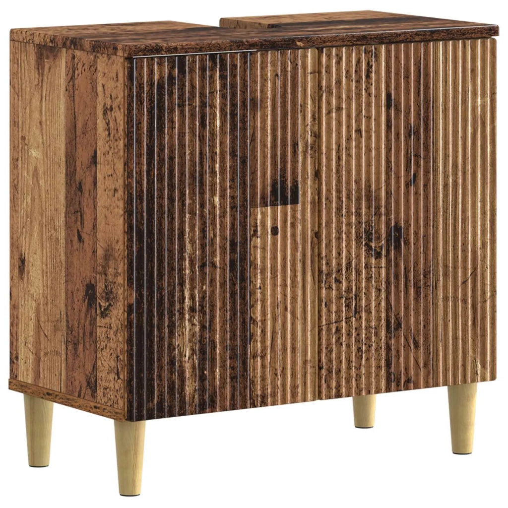 Set di Armadi da Bagno da 2 Pezzi ARNHEM Legno antico 3417610