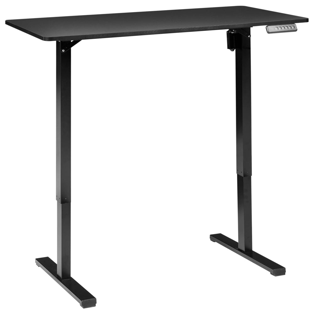Scrivania elettrica regolabile nero 120 x 60 cm stile moderno