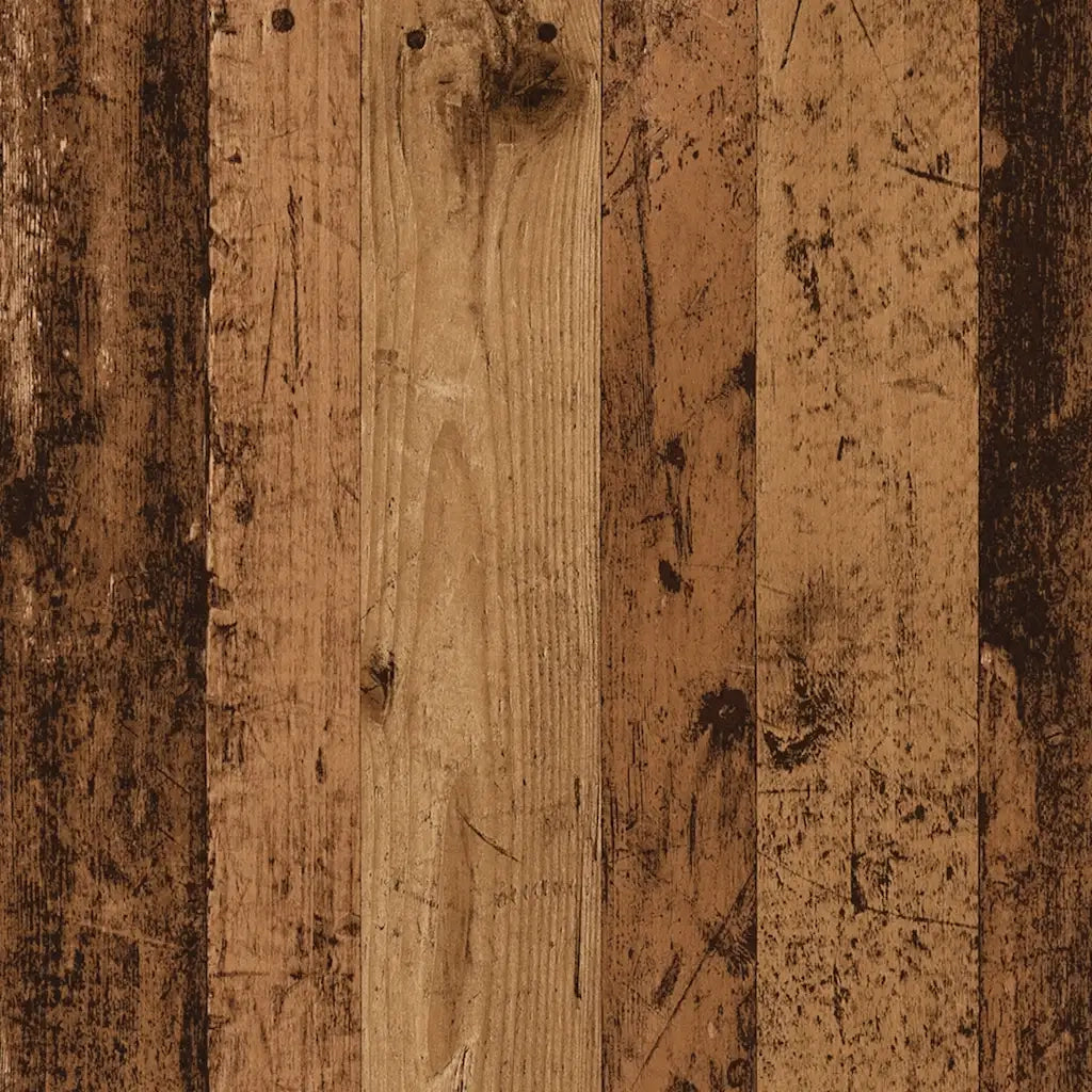 Comodini 2 pz in Legno Vecchio 40x35x65 cm in Legno Multistrato 856749